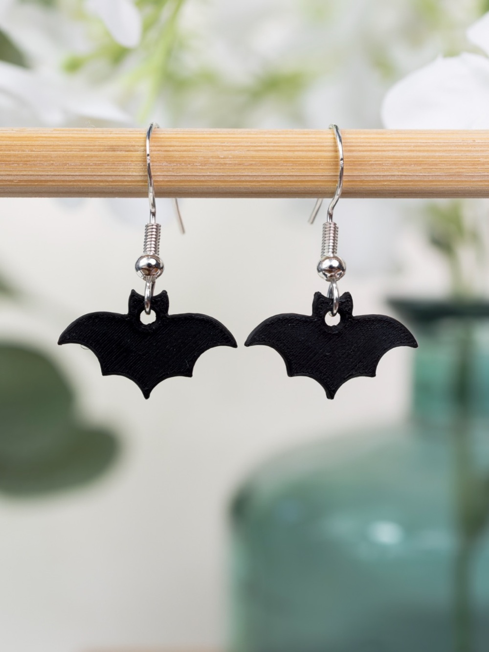 Halloween Bat Earrings